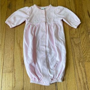 SESAME STREET PINK EMBROIDERED ELMO BABY SLEEP SACK SIZE 0/3 MONTHS